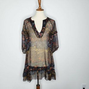 Patterson J Kincaid Originals Sheer Boho SlipDress